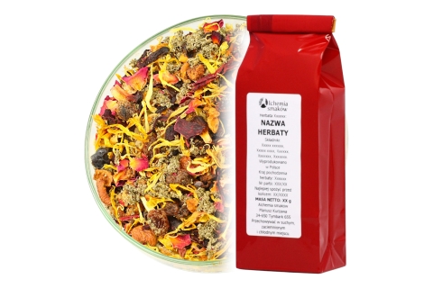 Herbata Owocowa FRUIT HEAVEN (50g) (OT) z Honeybush Słodko Kwaśny Łyk Natury
